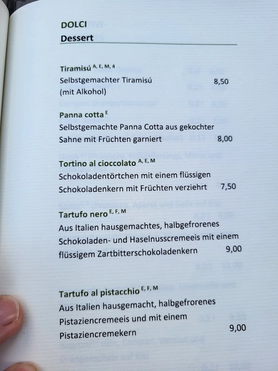 Trattoria Piloni – Speisekarte in Stuttgart, Baden-Württemberg