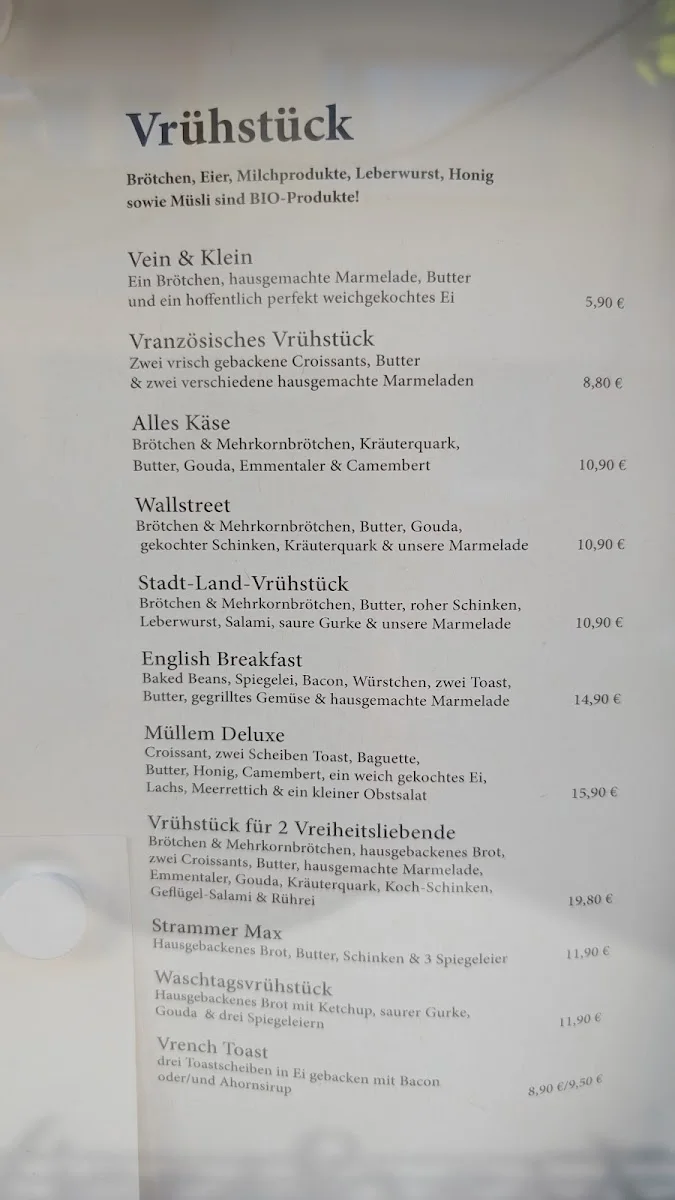 Café Vreiheit – Speisekarte in Köln, Nordrhein-Westfalen