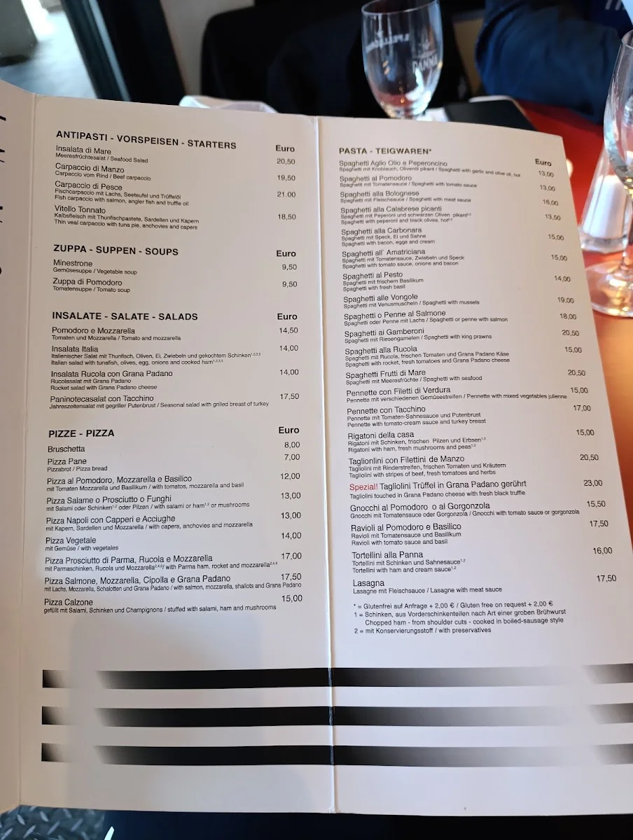 Paninoteca No.1 – Speisekarte in Frankfurt am Main, Hessen