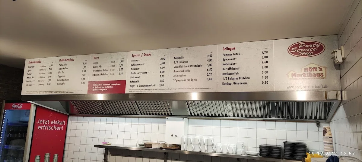Party Service Höft&Schnellimbiss – Speisekarte in Buxtehude, Niedersachsen