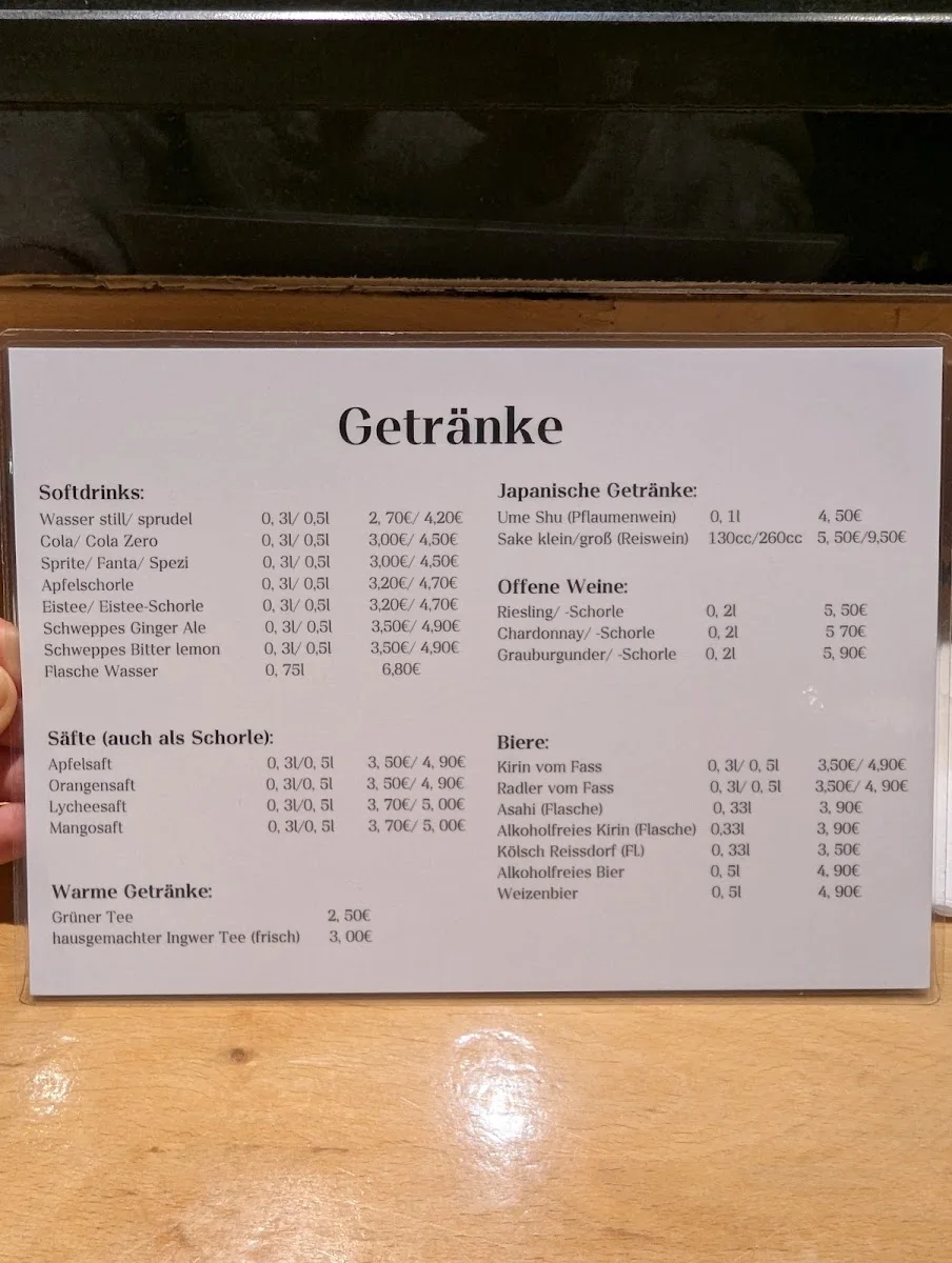 Sushi Ichi All you can eat Köln – Speisekarte in Köln, Nordrhein-Westfalen