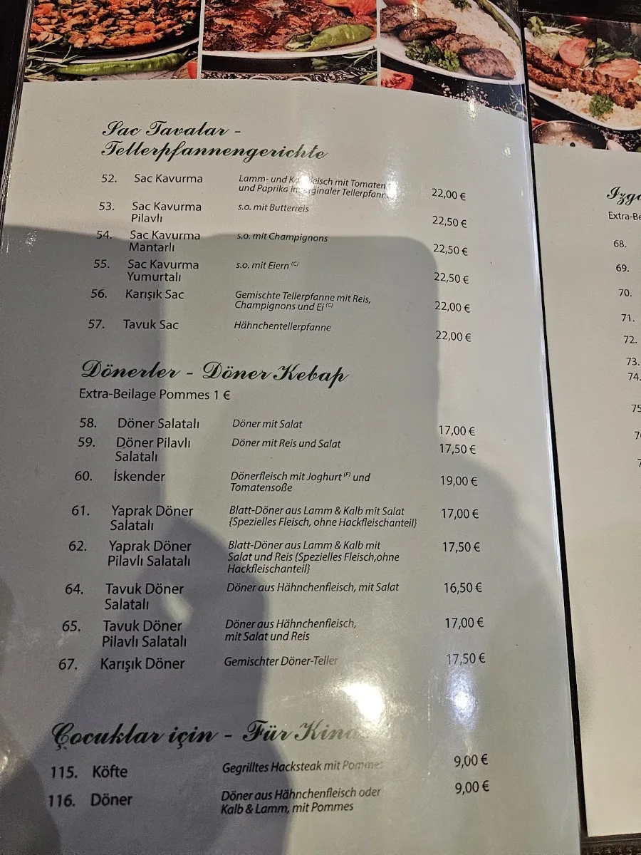 Mevlana Restaurant – Speisekarte in Köln, Nordrhein-Westfalen