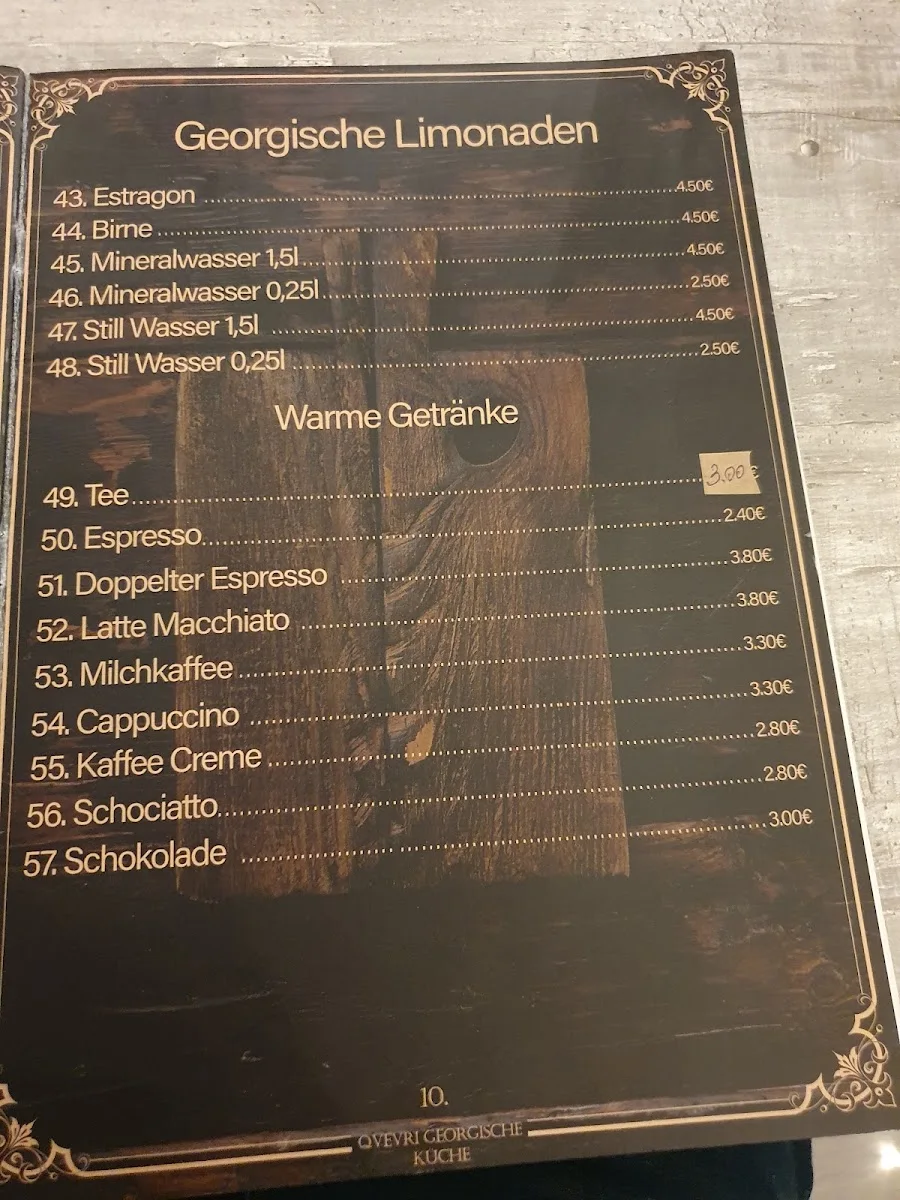 Qvevri Georgische Küche – Speisekarte in Solingen, Nordrhein-Westfalen