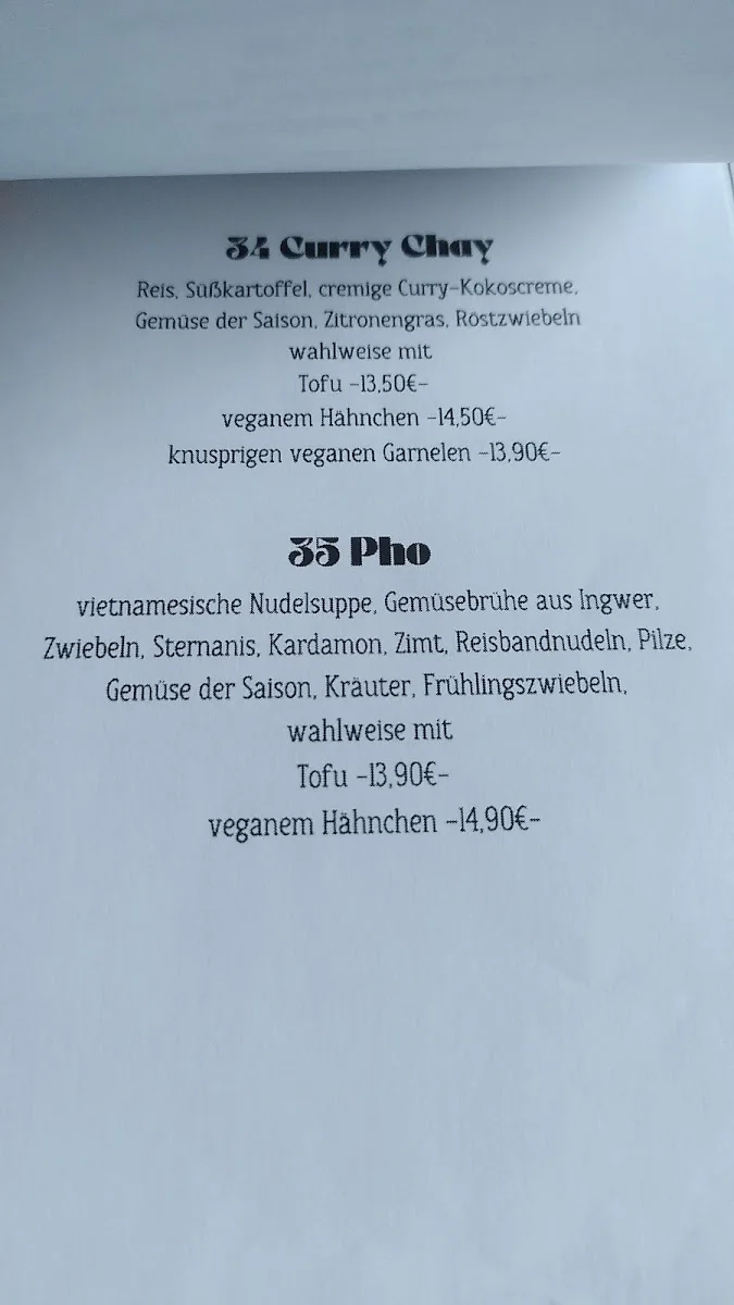 Soy Club Vegan Restaurant – Speisekarte in Stuttgart, Baden-Württemberg