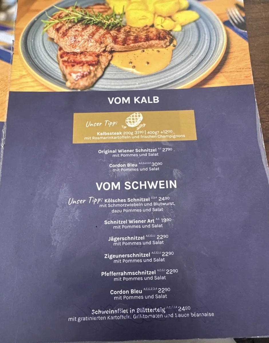 Keule – Speisekarte in Köln, Nordrhein-Westfalen