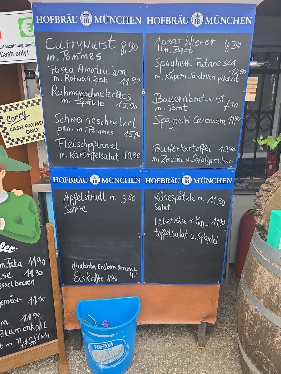 Hofbräu am Oberwiesenfeld – Speisekarte in München, Bayern