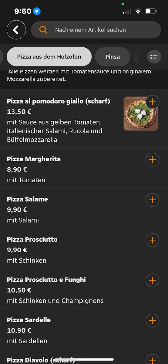 Il Pomodoro S-West – Speisekarte in Stuttgart, Baden-Württemberg