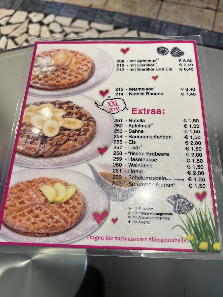 Eiscafe La Torre – Speisekarte in Esslingen am Neckar, Baden-Württemberg