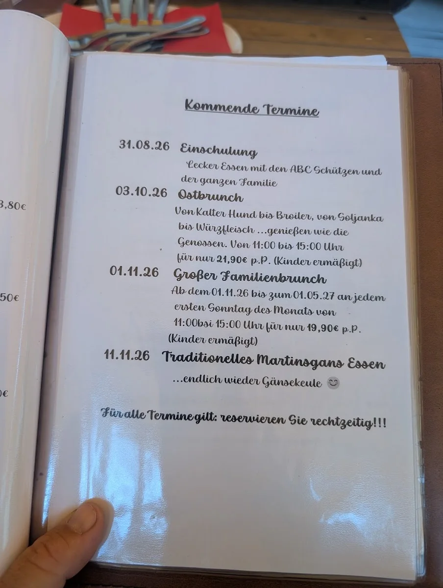 Restaurant Bräustübl – Speisekarte in Berlin