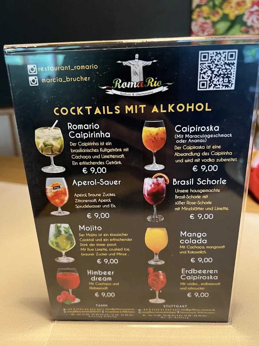 Grillhaus Romario Stuttgart – Speisekarte in Stuttgart, Baden-Württemberg