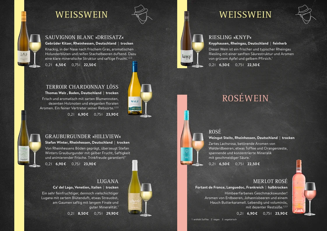 Borsalino Restaurant & Bar – Speisekarte in Köln, Nordrhein-Westfalen