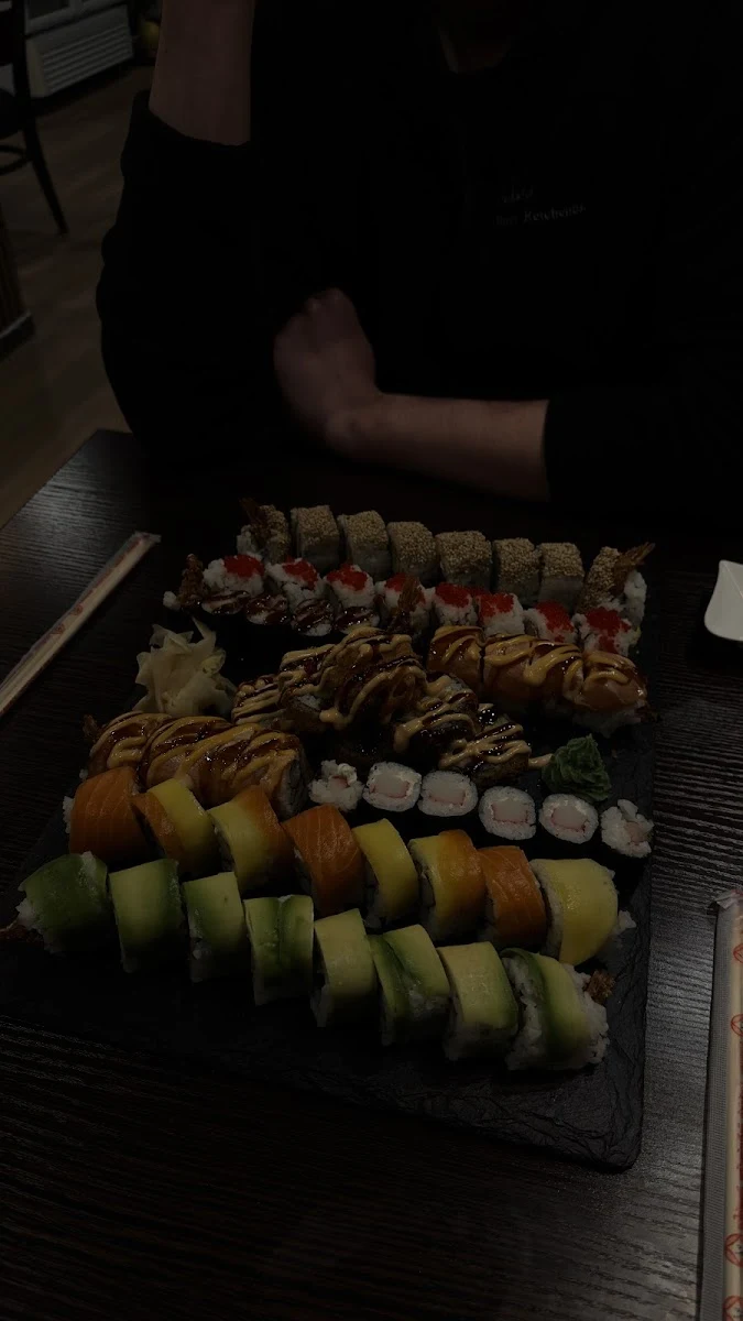 Frisch zubereitete asiatische Küche