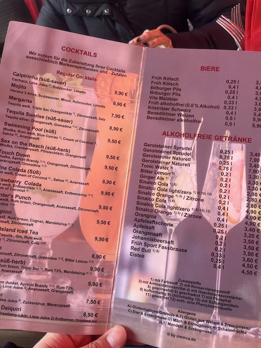 Kroatisches & Internationales Restaurant Slavia – Speisekarte in Köln, Nordrhein-Westfalen