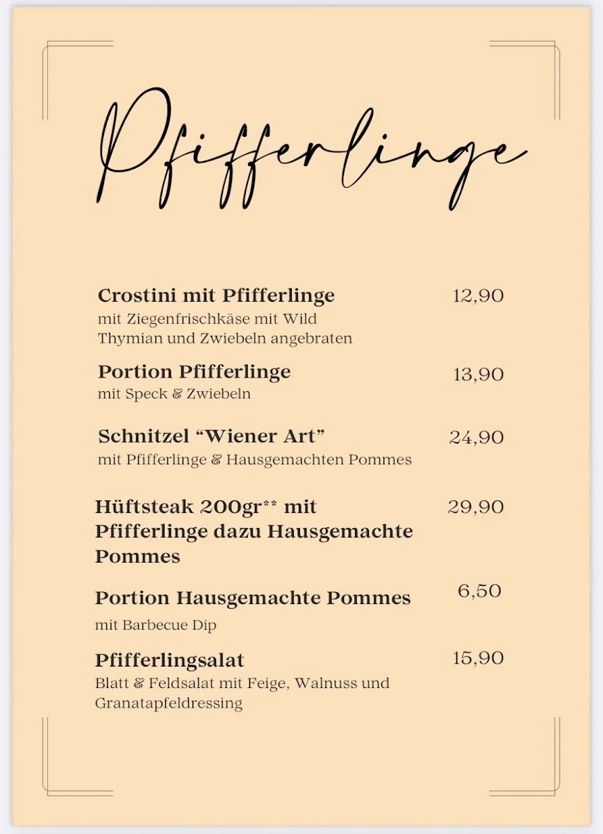 Deseado Steakhaus – Speisekarte in Berlin