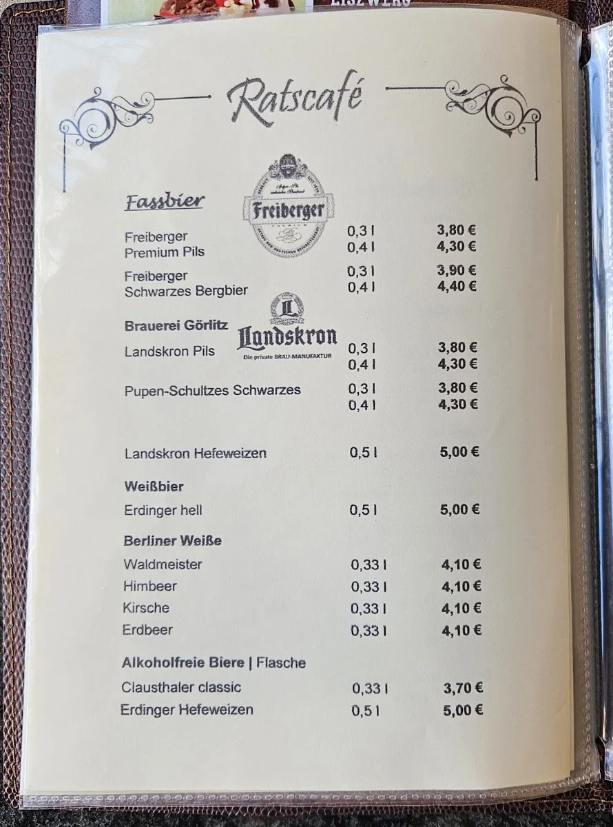 Ratscafe Görlitz – Speisekarte in Görlitz, Sachsen