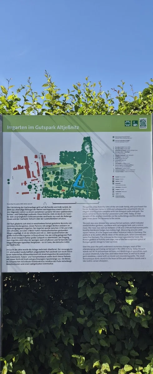 Irrgarten Altjeßnitz – Besucherfoto: Andrea in Altjeßnitz, Sachsen-Anhalt