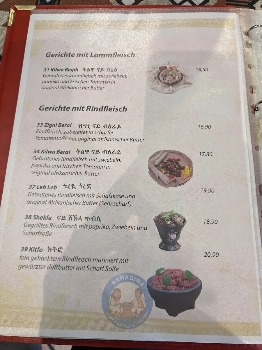 Bahagina Restaurant – Speisekarte in Stuttgart, Baden-Württemberg