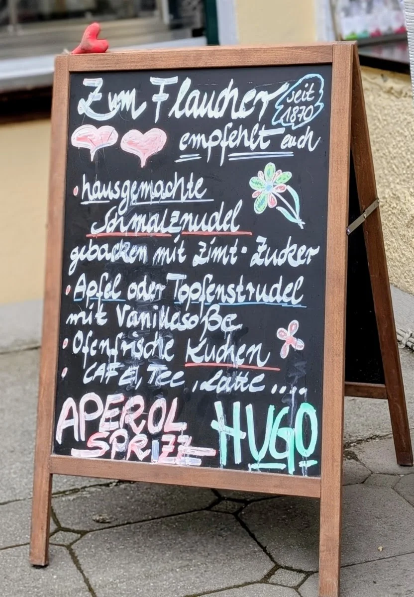 Zum Flaucher Biergarten – Speisekarte in München, Bayern