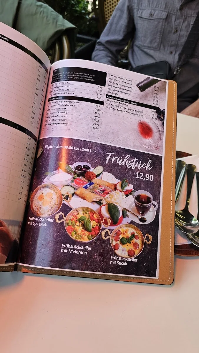 Anatolia Cafe Restaurant Frankfurt am Main – Speisekarte in Frankfurt am Main, Hessen