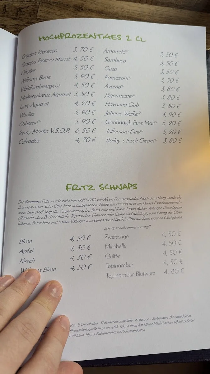 Wirtshaus Heuberger – Speisekarte in Berlin