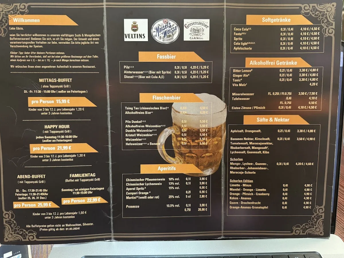 WOK KING - Asiatisches Restaurant – Speisekarte in Pinneberg, Schleswig-Holstein