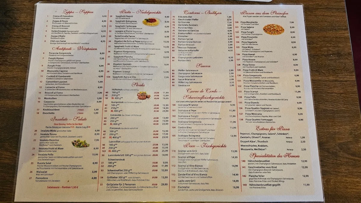 Plancha I – Speisekarte in Berlin