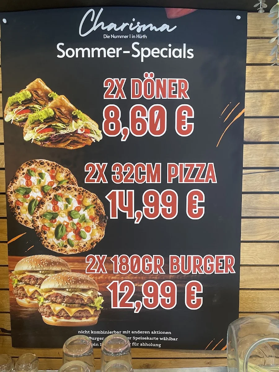 Charisma Grill – Speisekarte in Hürth, Nordrhein-Westfalen