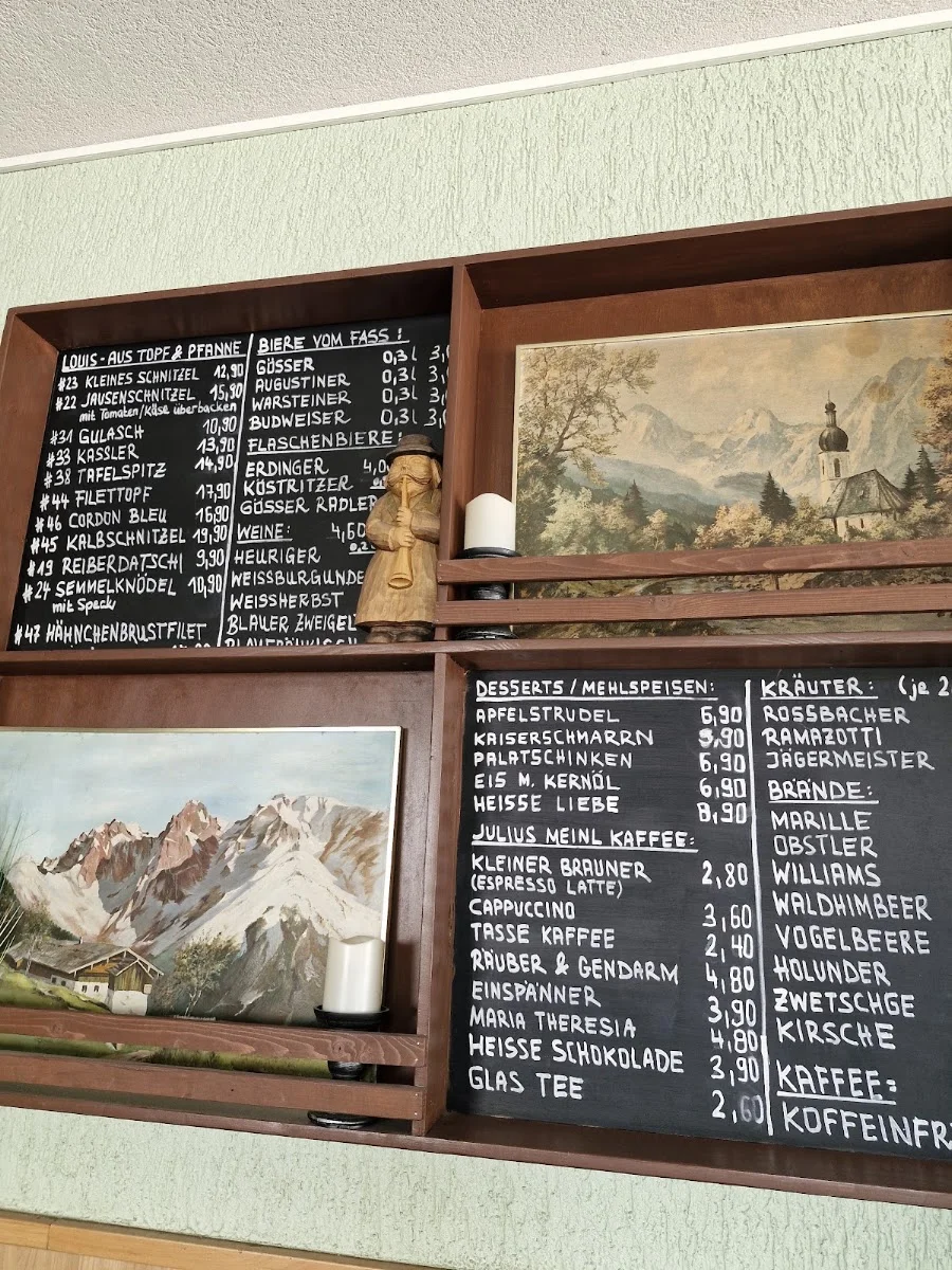 Louis Café-Restaurant – Speisekarte in Berlin