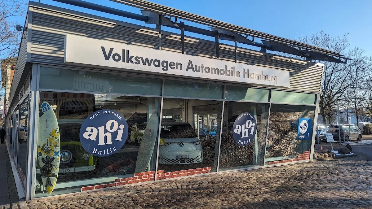 Ahoi Bullis Campervermietung – Außenbereich in Hamburg