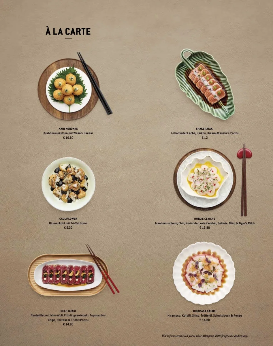 Sticks'n'Sushi – Speisekarte in Berlin