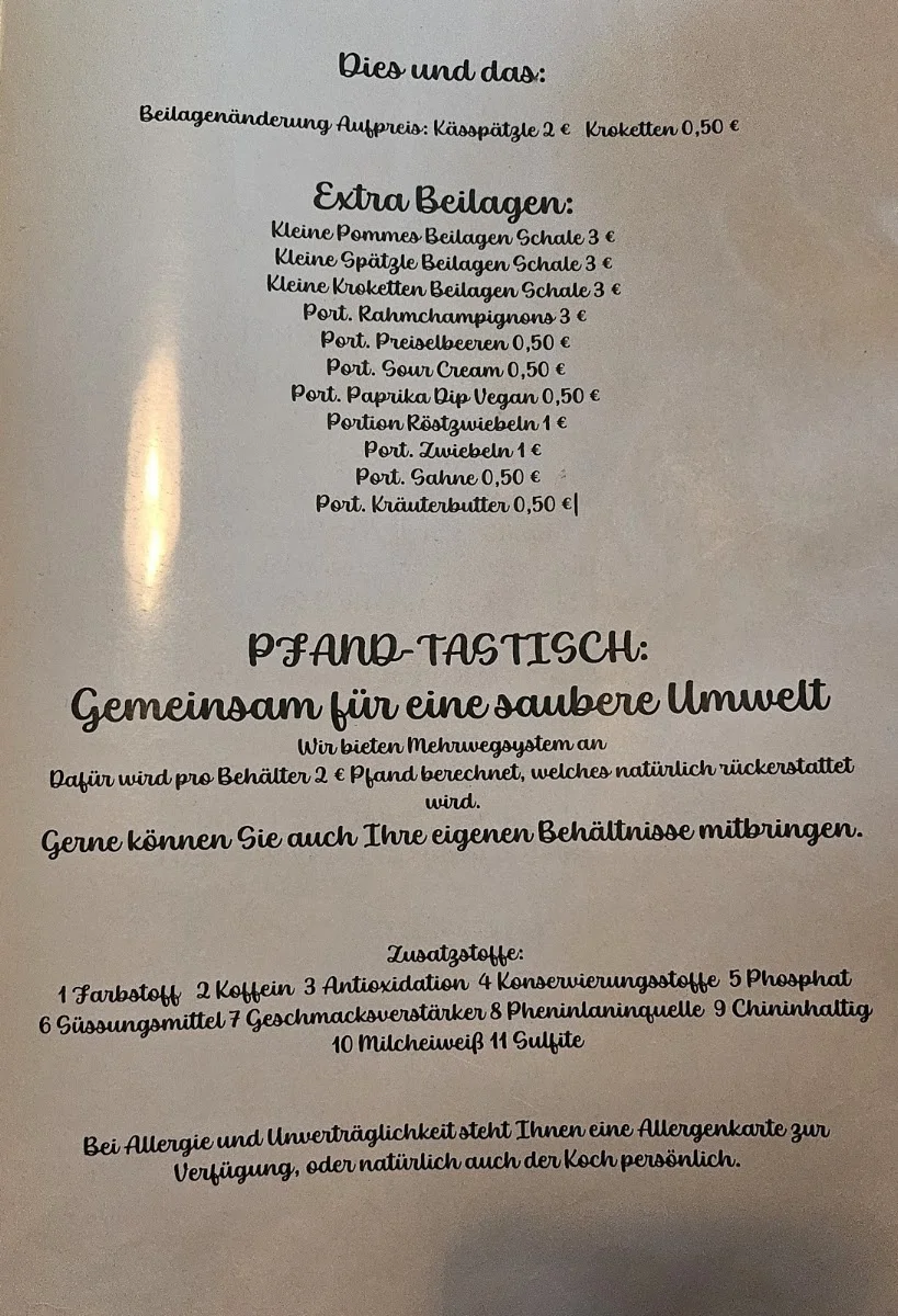🍺🍴Finninger Dorfwirtshaus Zum Kreuz, Markus Leisner – Speisekarte in Neu-Ulm, Bayern