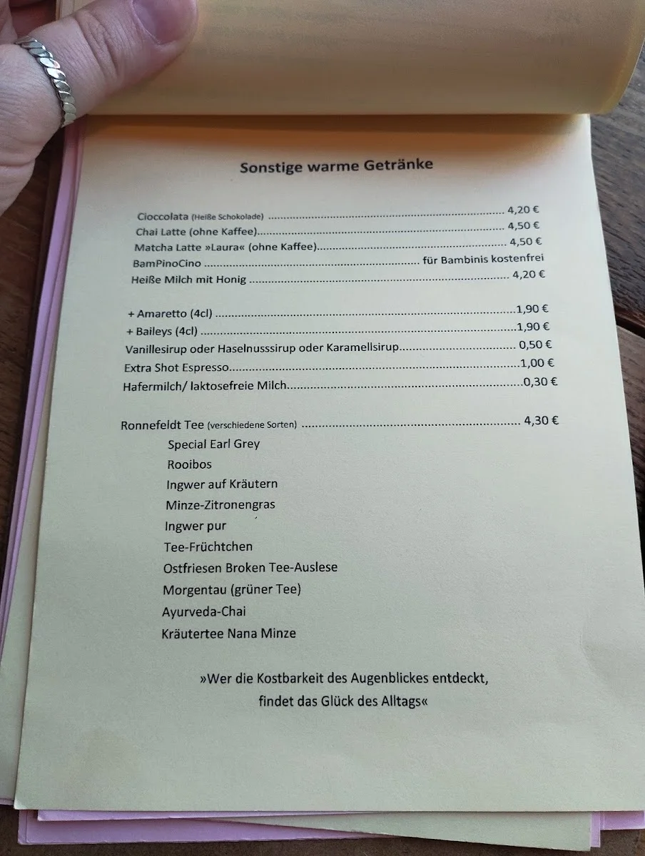 Jlöcklich - il caffè felice – Speisekarte in Köln, Nordrhein-Westfalen