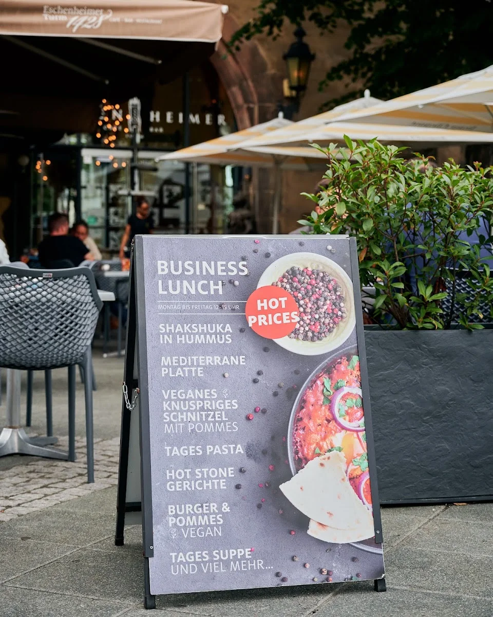 Restaurant Eschenheimer Turm – Speisekarte in Frankfurt am Main, Hessen