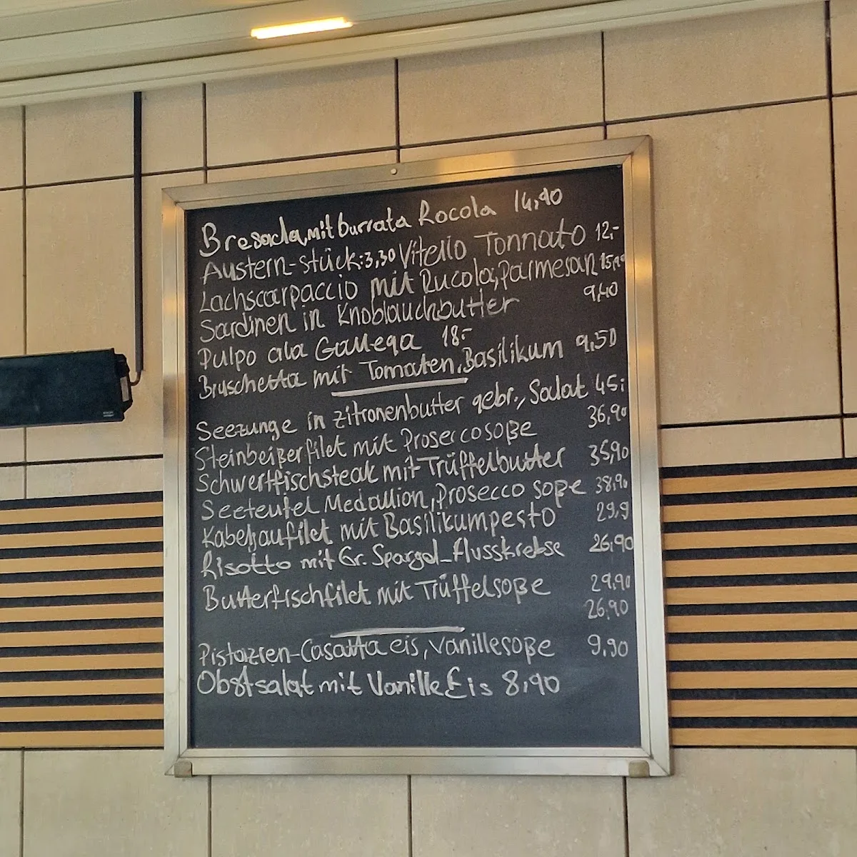 Scampino Wein & Meer – Speisekarte in Köln, Nordrhein-Westfalen