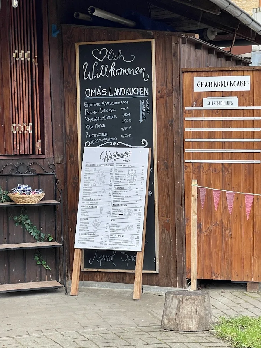 Wartmanns Café – Speisekarte in Potsdam, Brandenburg