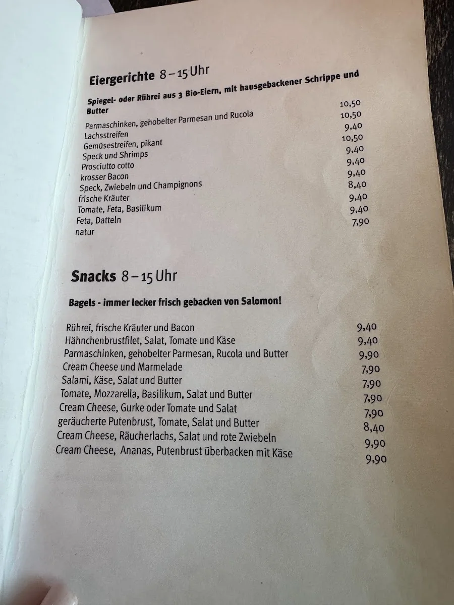 Mauna Kea • Frühstückscafé • Lunch • Café – Speisekarte in Berlin