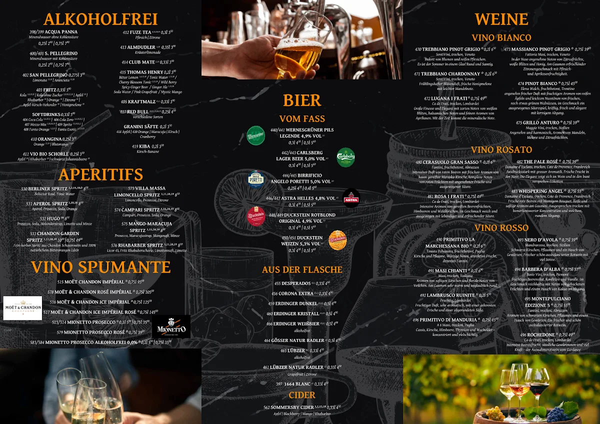 La Gino – Speisekarte in Berlin