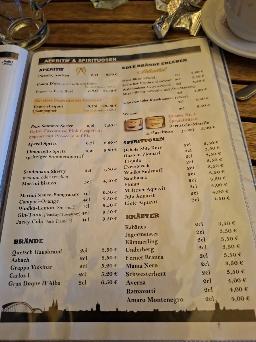 Brauhaus Quetsch – Speisekarte in Köln, Nordrhein-Westfalen