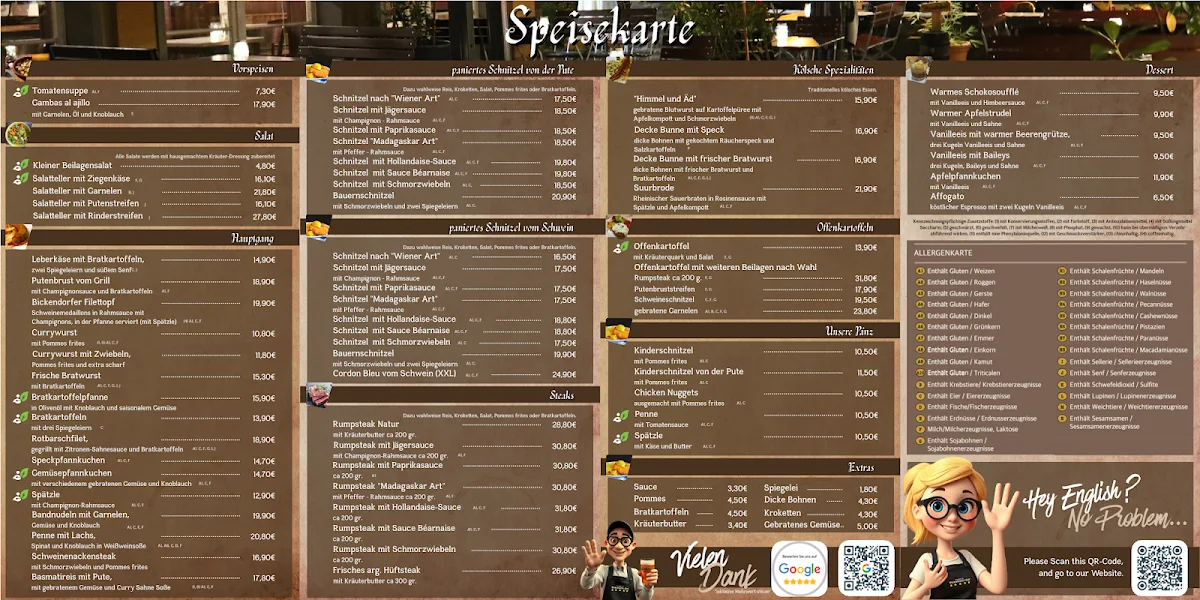 Bickendorfer Hof – Speisekarte in Köln, Nordrhein-Westfalen