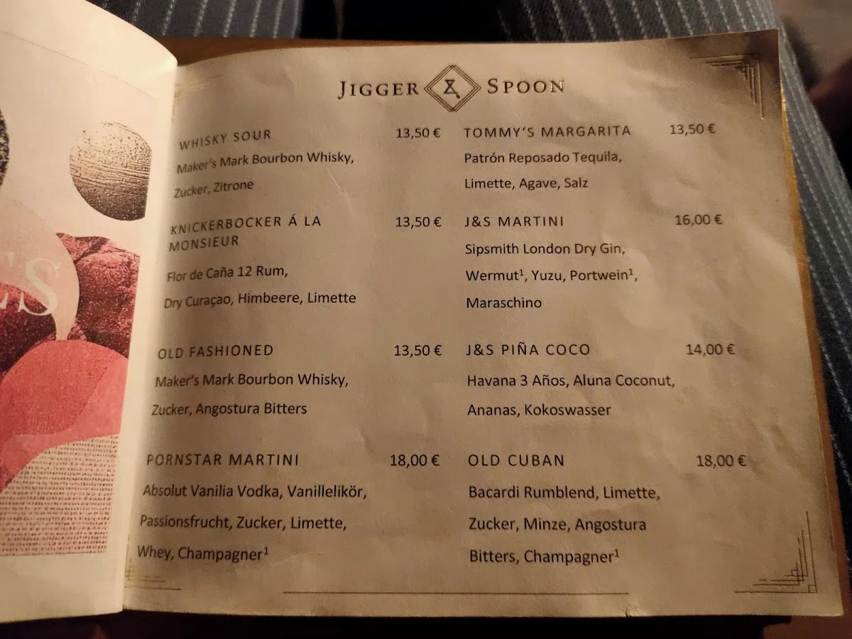 Jigger & Spoon – Speisekarte in Stuttgart, Baden-Württemberg