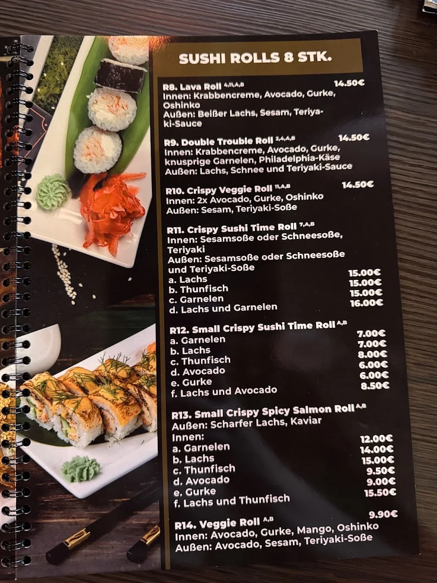 Sushi Time Dinslaken – Speisekarte in Dinslaken, Nordrhein-Westfalen