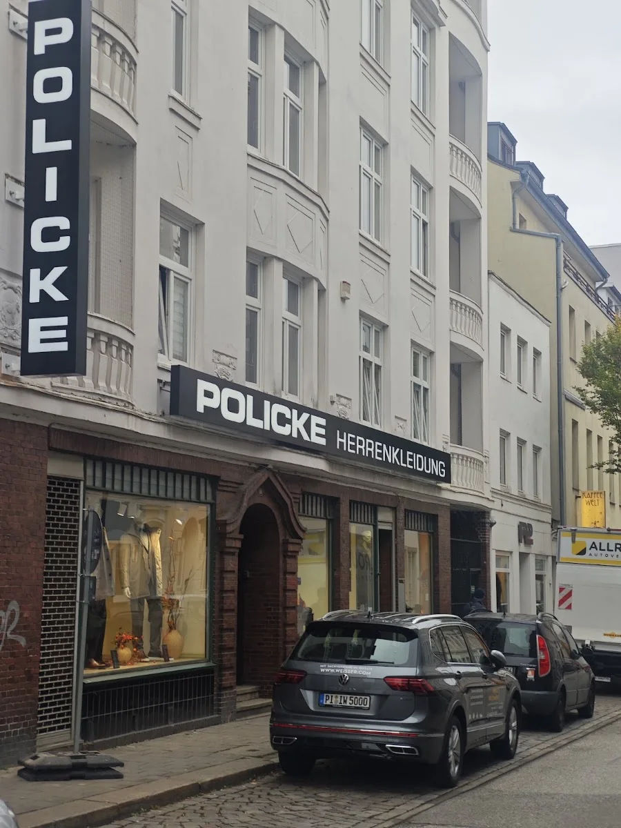 Policke Herrenkleidung – Vom Inhaber in Hamburg