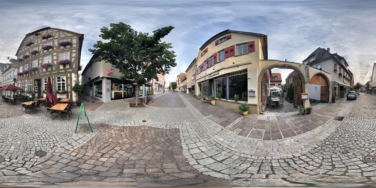 La Piazzetta M23 Ristorante-Pizzeria – Street View & 360°-Fotos in Bretten, Baden-Württemberg