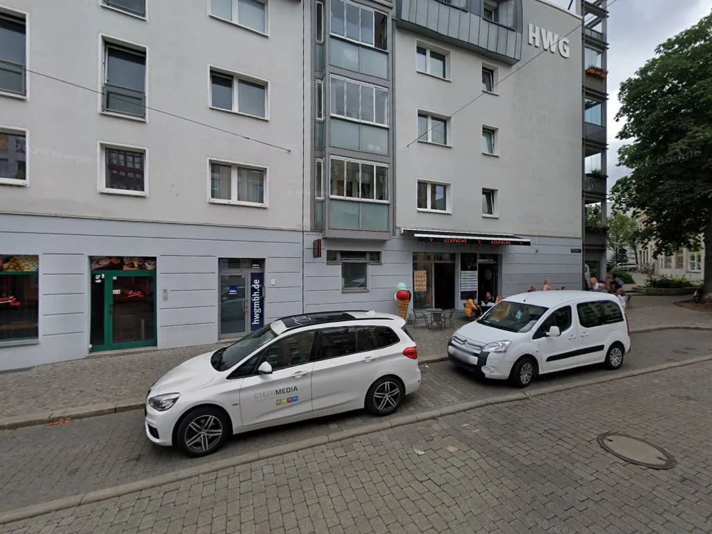 Eisfvchs Eiscafé – Street View & 360°-Fotos in Halle, Sachsen-Anhalt