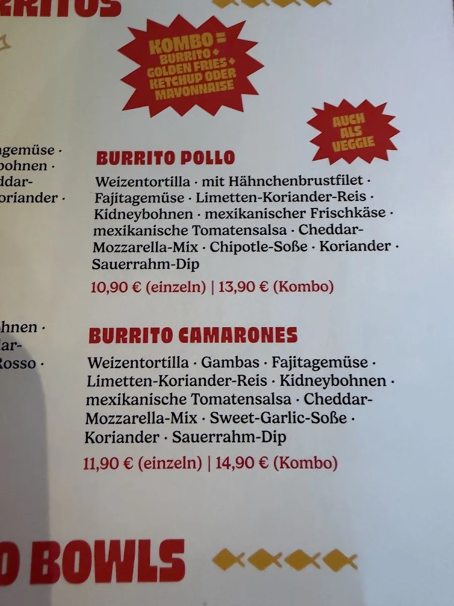 SAUSALITOS – Speisekarte in München, Bayern