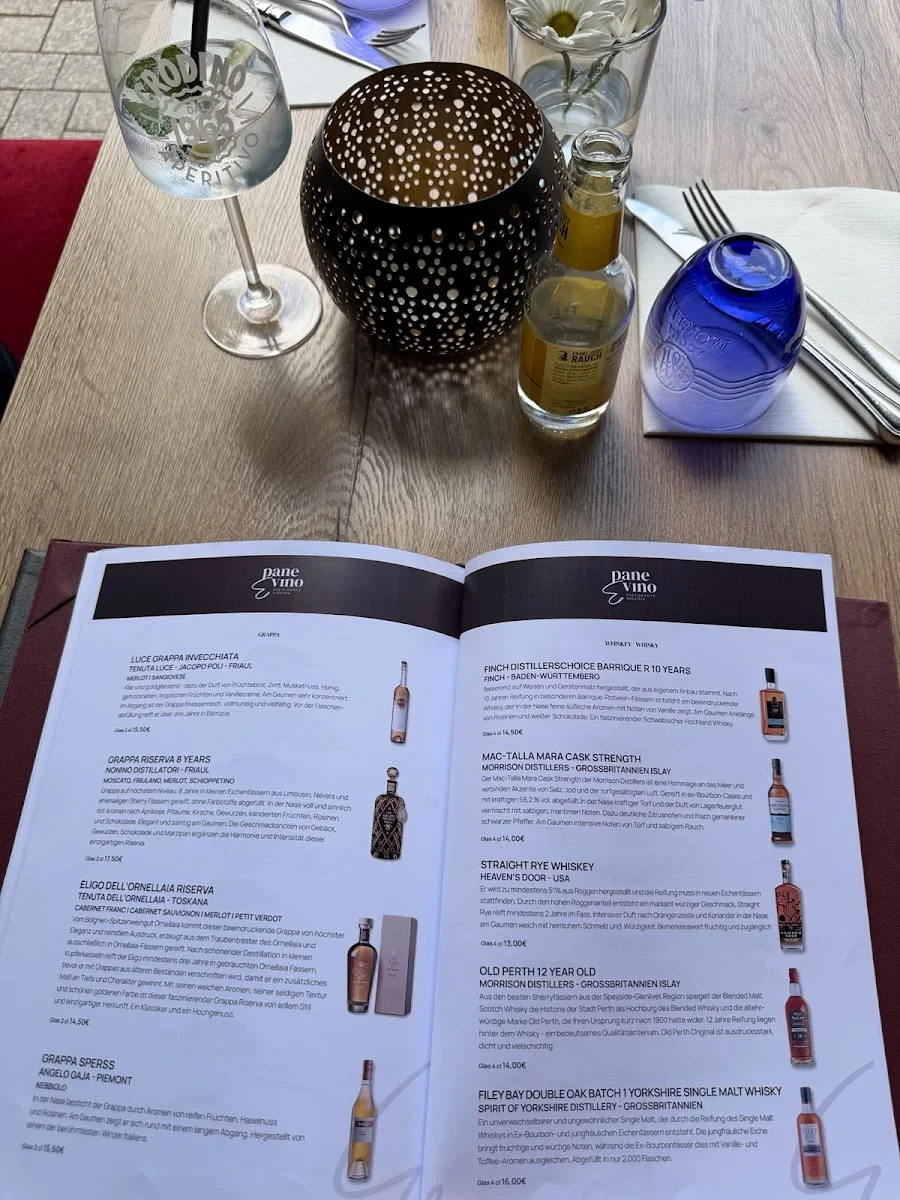 Pane E Vino – Speisekarte in Stuttgart, Baden-Württemberg
