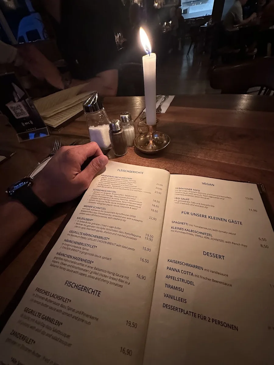 Restaurant Hasenheide – Speisekarte in Berlin