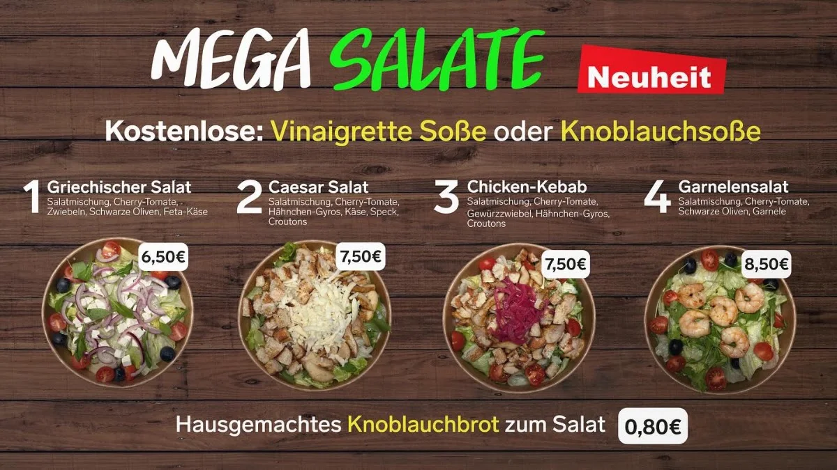 Mega Zapiekanki Görlitz – Speisekarte in Görlitz, Sachsen
