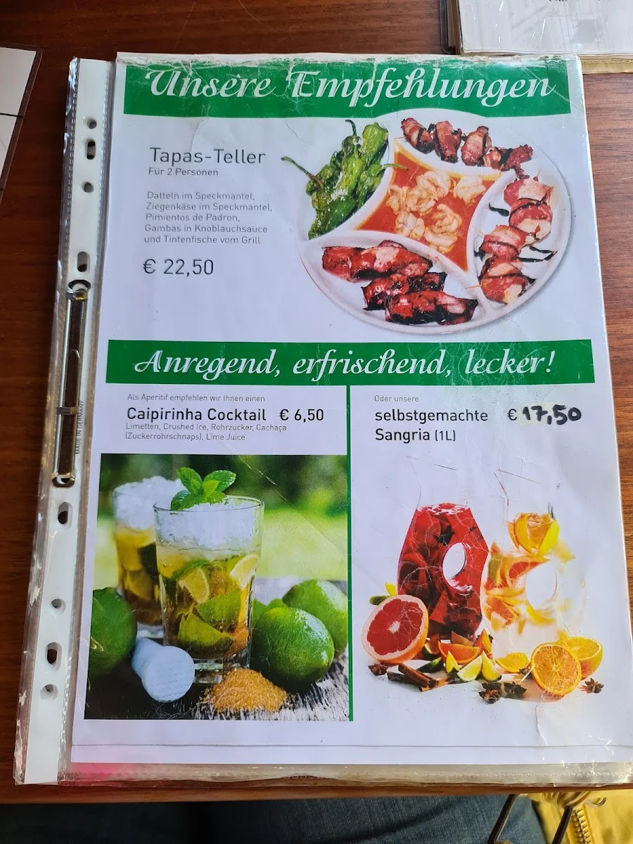 Restaurant Casa Madeira – Speisekarte in Hamburg