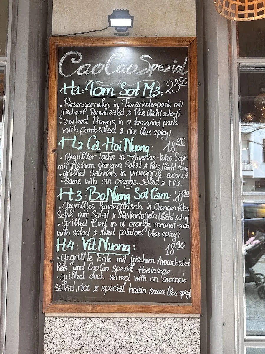 Cao Cao – Speisekarte in Berlin